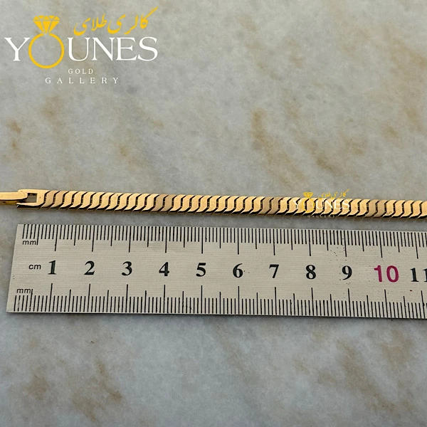 دستبند تمام طلا رولکس موج دار